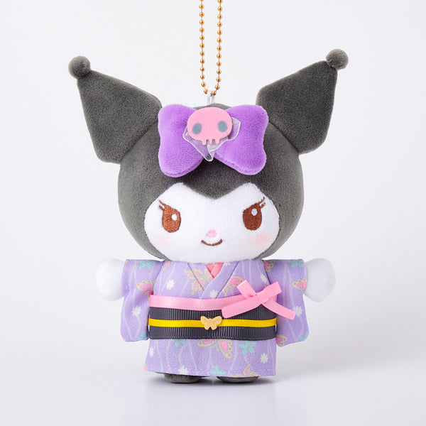 Sanrio Kuromi Wagokoro Roman Munyugurumi Mascot Plush
