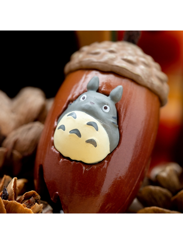 My Neighbor Totoro Rolling Acorn Holder Keychain Totoro and Little Totoro