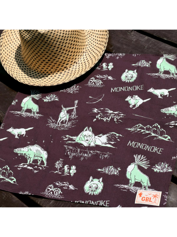 Princess Mononoke Hawaiian Bandana Mononoke Spirits