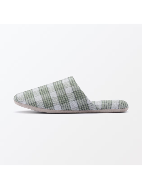 MUJI Cotton Flannel Soft Slippers Cushioned
