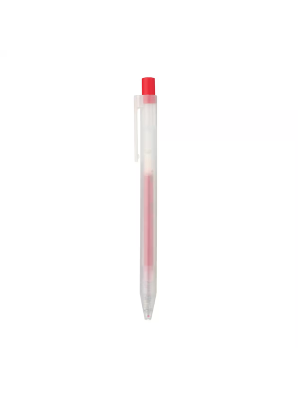 MUJI Knock Type Gel Ink Ballpoint Pen