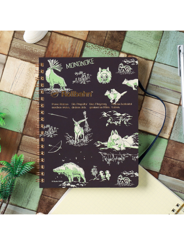 Princess Mononoke Rollbahn L Notebook with Pocket
