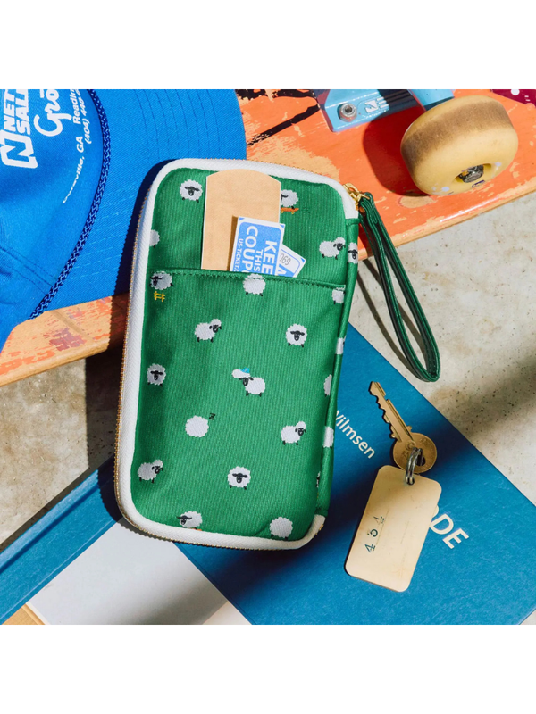 Hobonichi Tie & Chief Sheep Sheep Sheep Small Drawer Pouch
