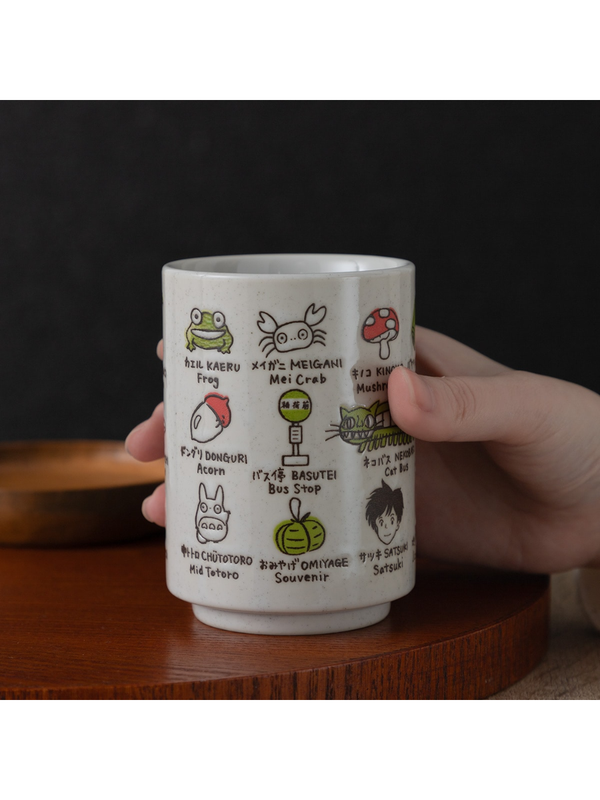My Neighbor Totoro Yunomi Tea Cup “Narabe” Large Japanese Ceramic Cup