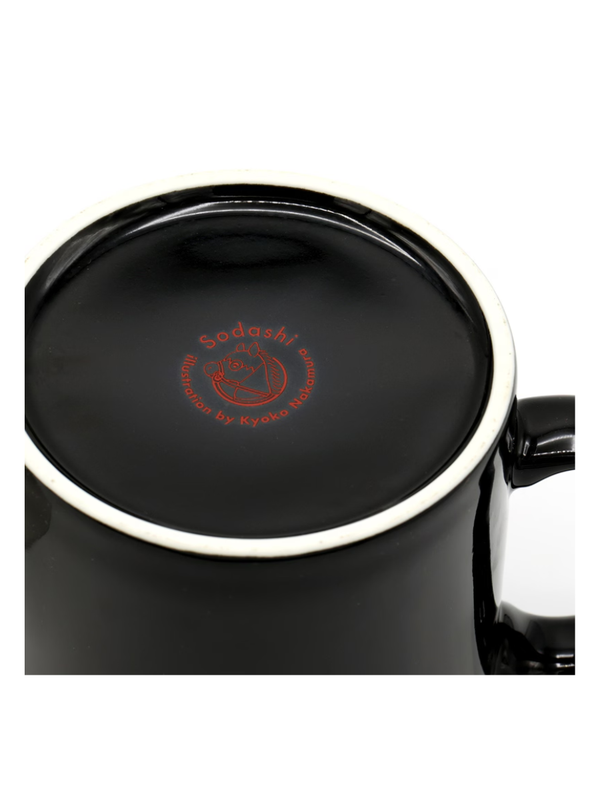 Sodashi Commemorative Ceramic Mug A – Black | Retirement Edition