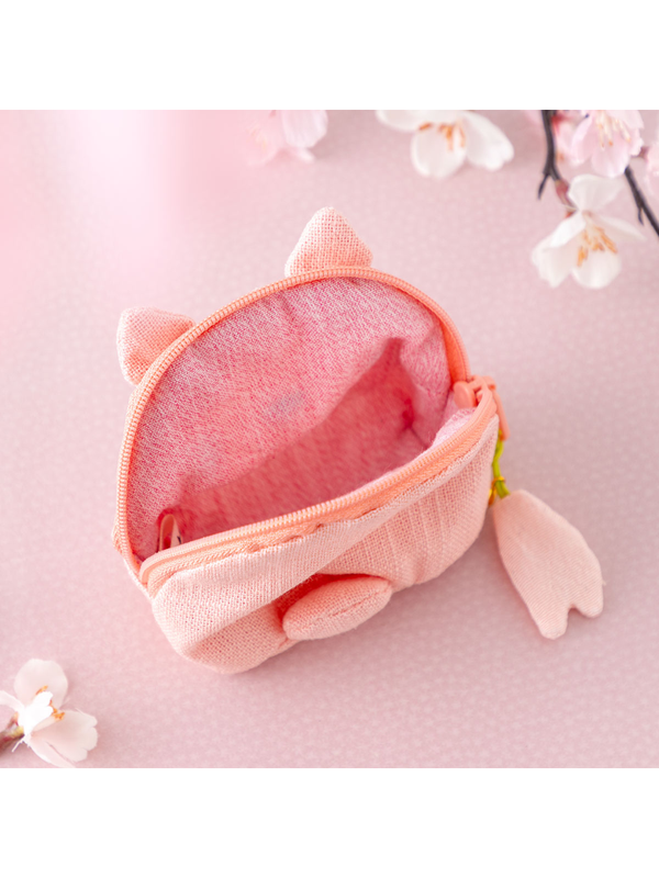 My Neighbor Totoro Mini Pouch Large Totoro Pink Sakura