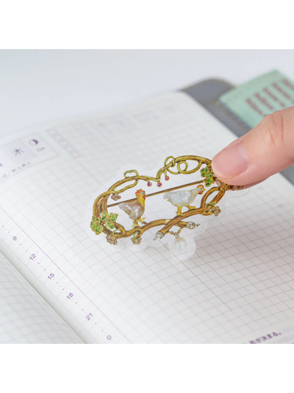 Hobonichi V&A Jewelry Sticker Sheet