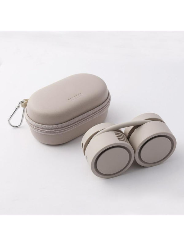 Rolling Neckband Fan Compact Hands-Free Bladeless Cooling Fan