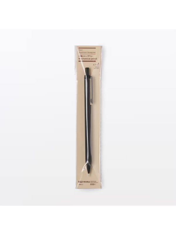 MUJI Aluminum Hexagon Mechanical Pencil 0.5mm