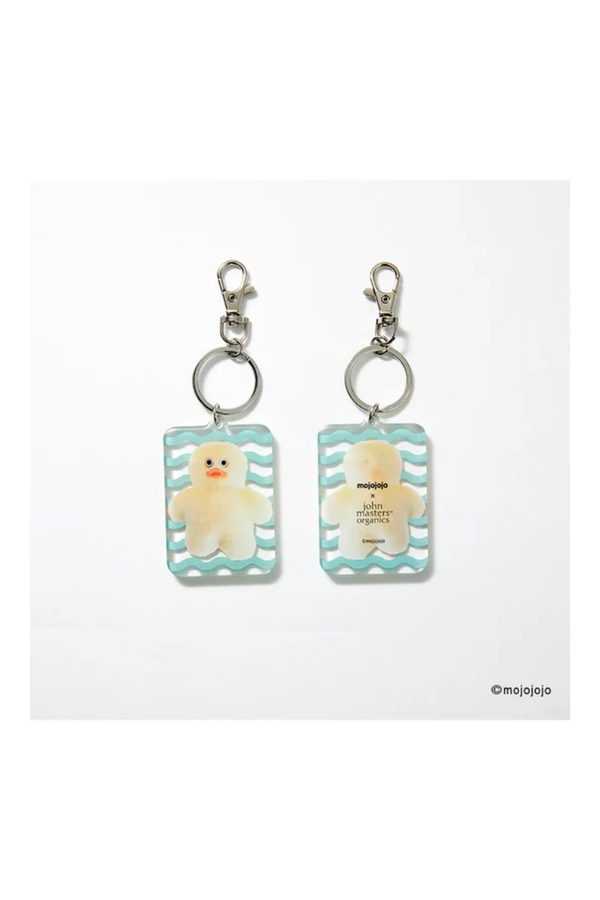 mojojojo × John Masters Organics Lip Calm Keychain & Green Charm Pouch Set