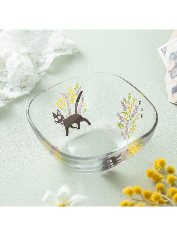 Kiki's Delivery Service Flower Bouquet Square Glass Bowl