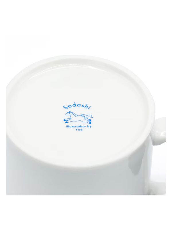 Sodashi Commemorative Ceramic Mug B – White | Retirement Edition