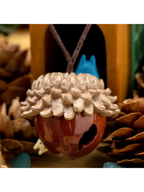 My Neighbor Totoro Acorn Shaker Keychain Medium Totoro and Small Totoro