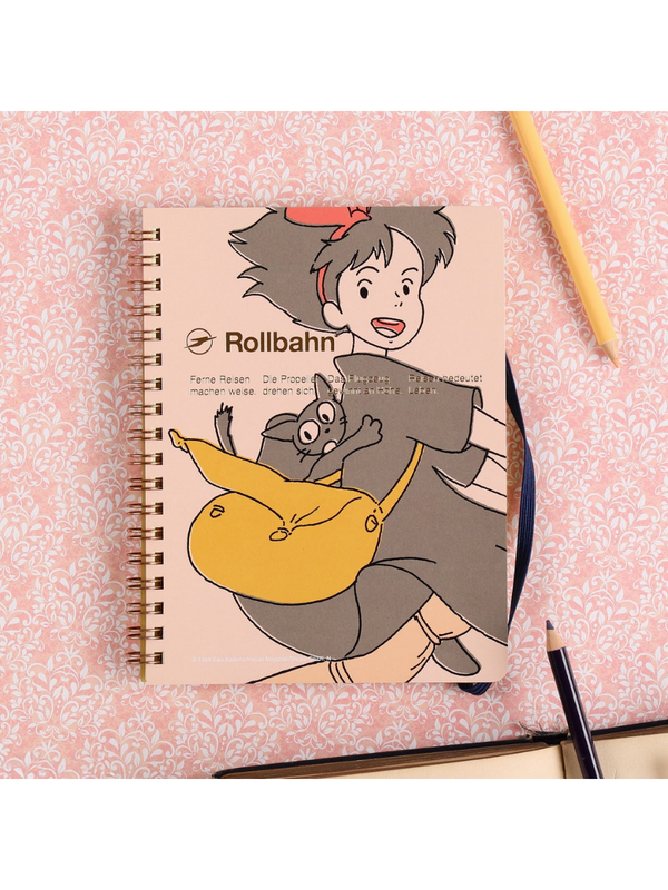 Kiki's Delivery Service Rollbahn L Grid Notebook – Pink Cover