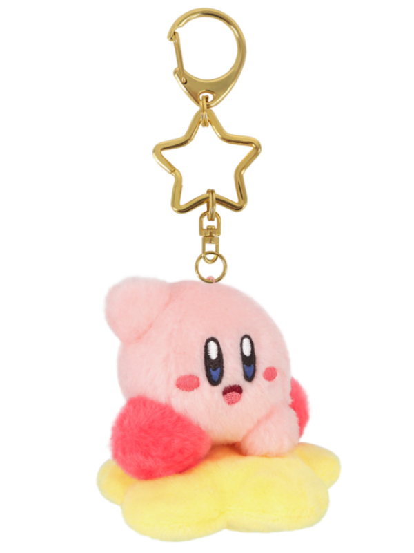 Kirby Mini Plush Mascot Keychain Warp Star