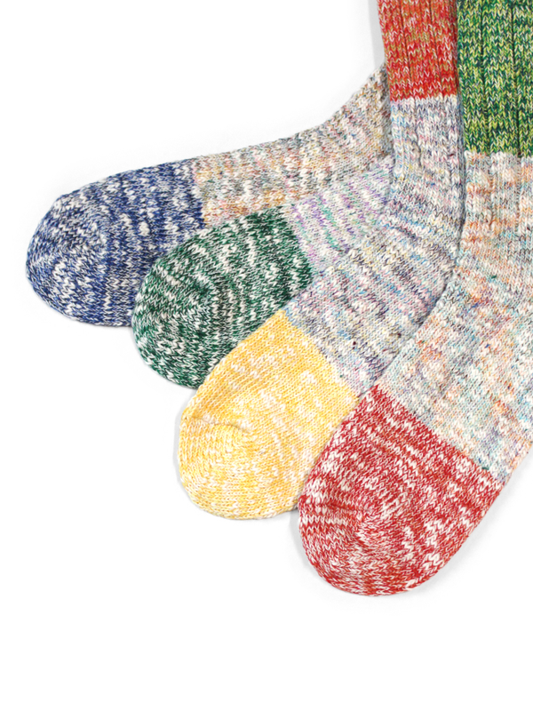 Kapital 60-strand heel 2-tone socks