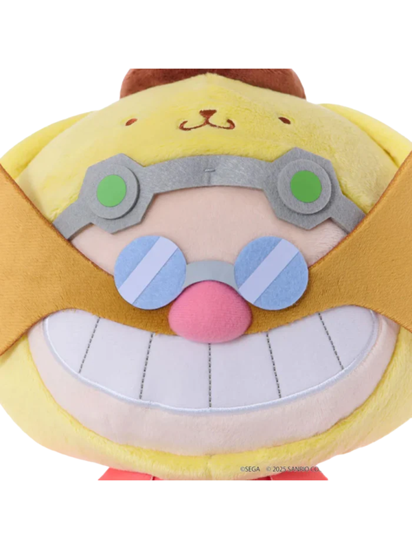 Sonic & Friends Sanrio Plush M Dr. Eggman x Pompompurin