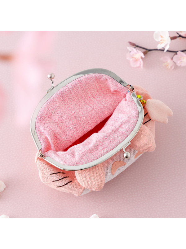 My Neighbor Totoro Kiss Lock Coin Purse Large Totoro Pink Sakura