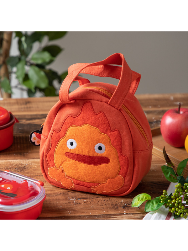 Howl’s Moving Castle Calcifer Die-Cut Sweat Fabric Mini Tote Bag