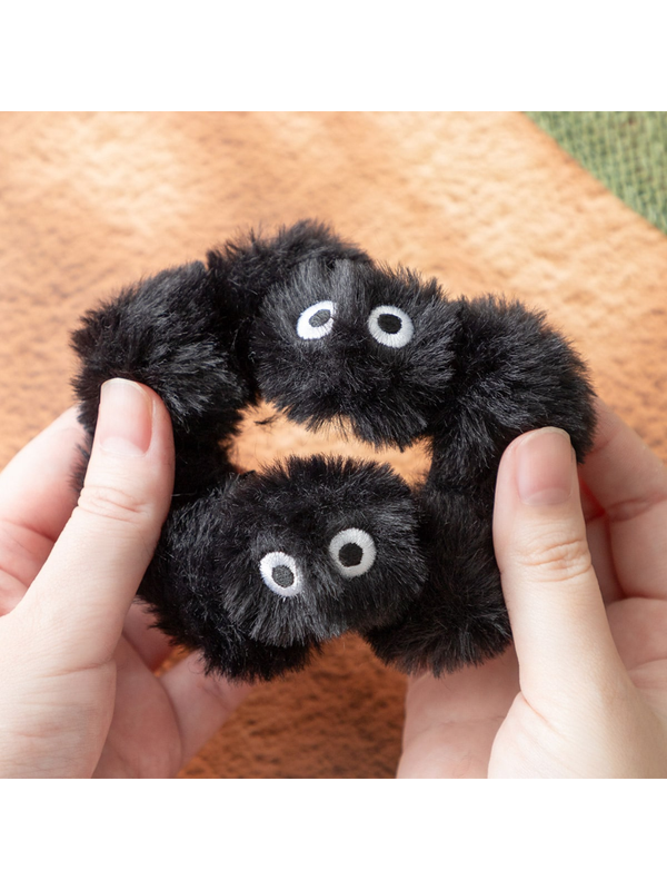 My Neighbor Totoro Soot Sprite Hide-and-Seek Scrunchie