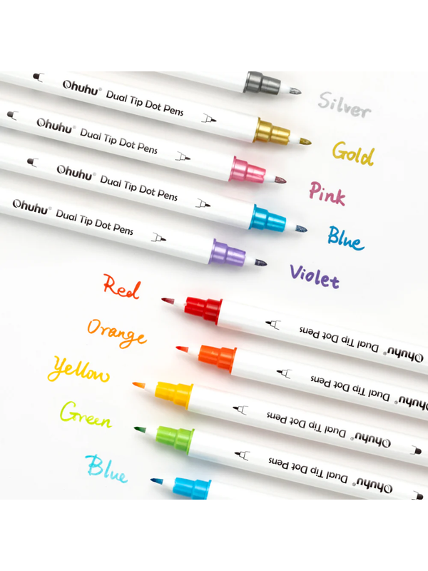 Ohuhu Dot Marker Pens Set  24 Colors