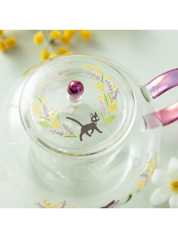 Kiki's Delivery Service Flower Bouquet Glass Teapot 580ml