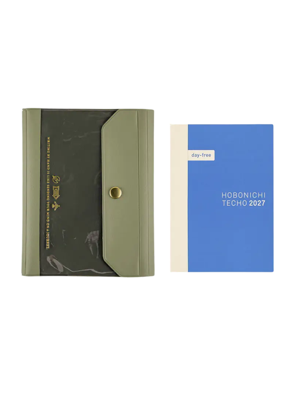 Hobonichi Techo Aileron Gray Cover Original Size A6 PVC Planner Cover 2027