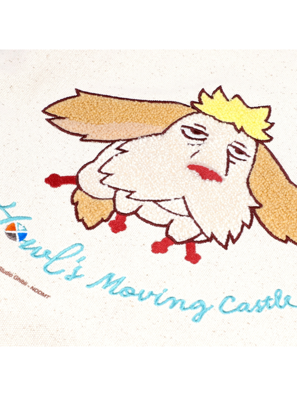Howl’s Moving Castle Hin Embroidered Canvas Tote Bag