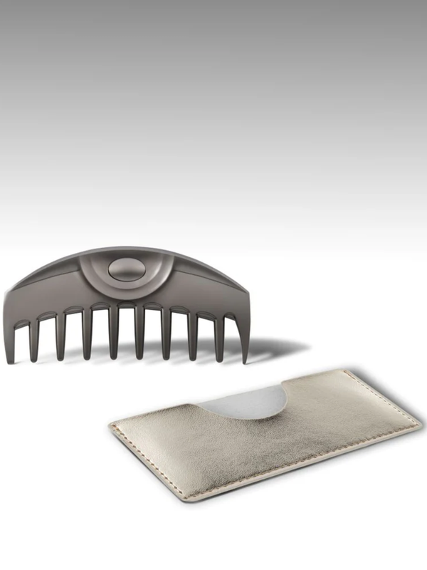 LOVE CHROME INBATH TSUKI Wave Premium Black Hair Comb