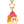 Load image into Gallery viewer, Kirby Mini Plush Mascot Keychain Waddle Dee Apple
