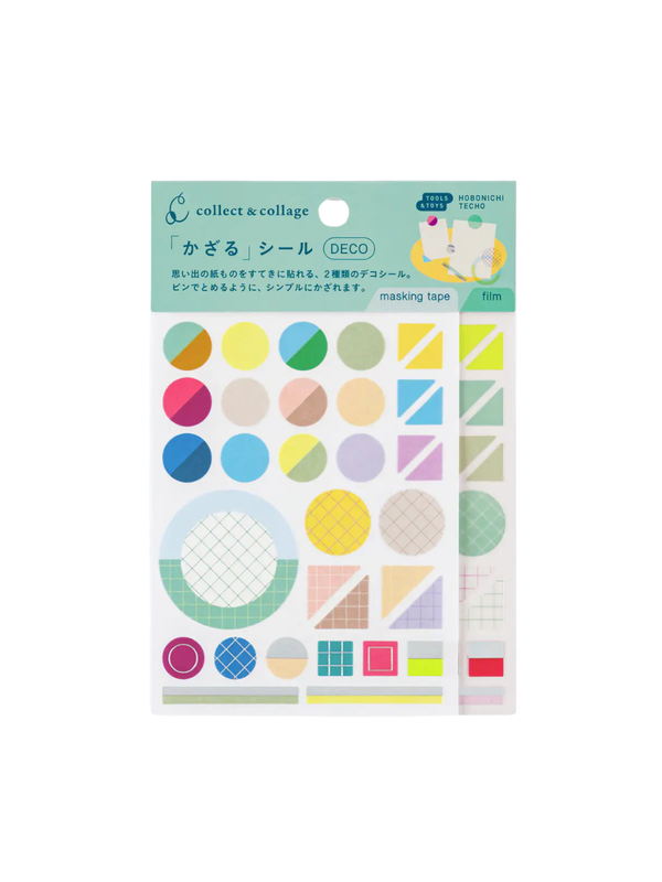 Hobonichi collect & collage DECO Decorative Stickers