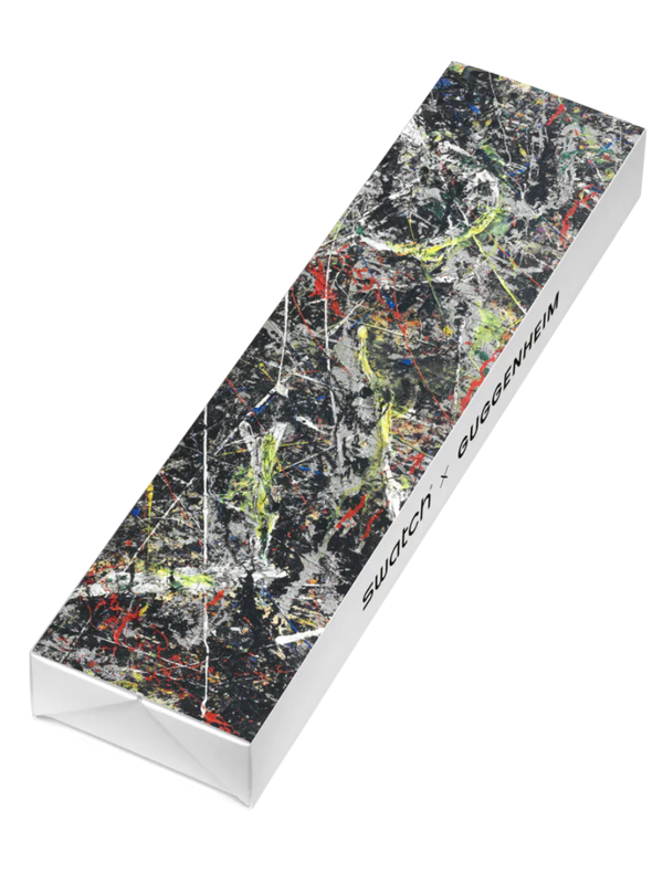 Swatch POLLOCK'S ALCHEMY SUOZ366 x Guggenheim Collection Art Watch