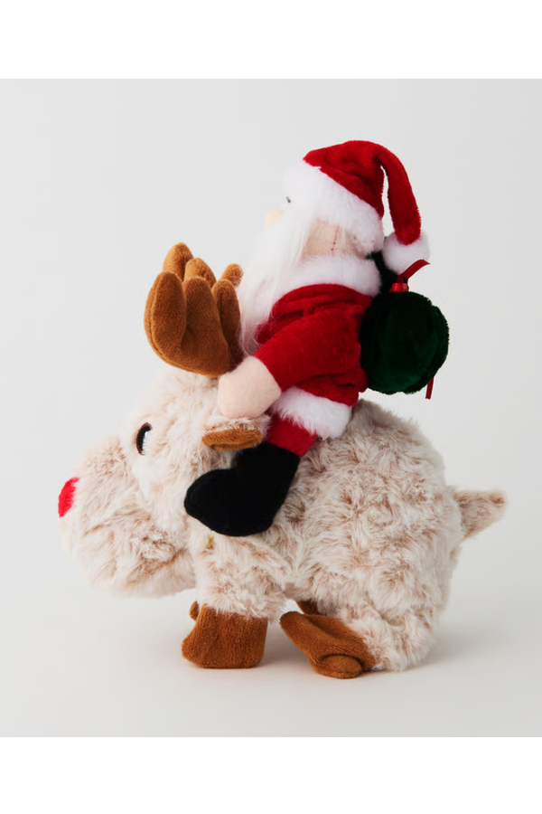 KIKA Riding Santa Claus Christmas Decoration