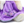 Load image into Gallery viewer, Oitscute Teddy Bear Plush Toy Purple Dress
