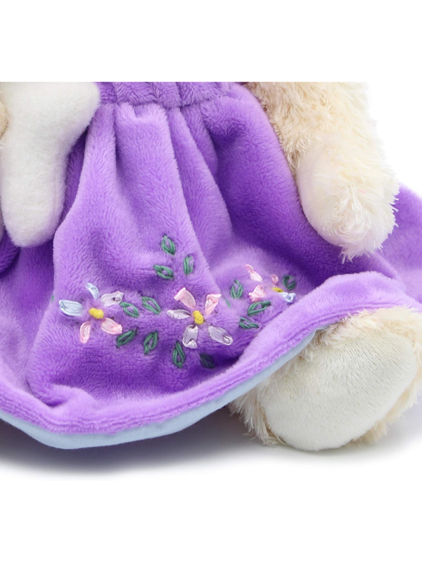 Oitscute Teddy Bear Plush Toy Purple Dress