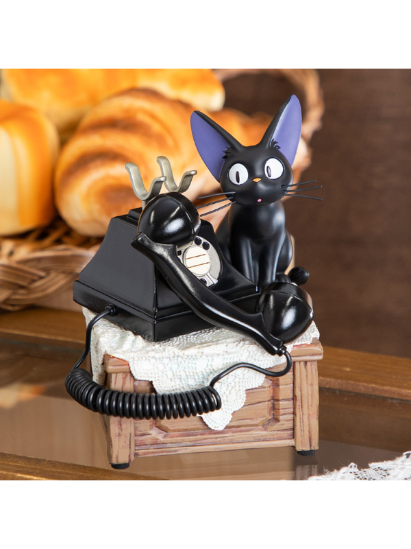 Kiki's Delivery Service Jiji Black Telephone Music Box