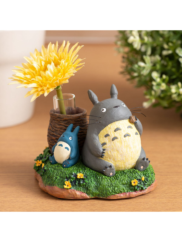 My Neighbor Totoro Bud Vase – Totoro Resting Mini Flower Vase with Glass Tube