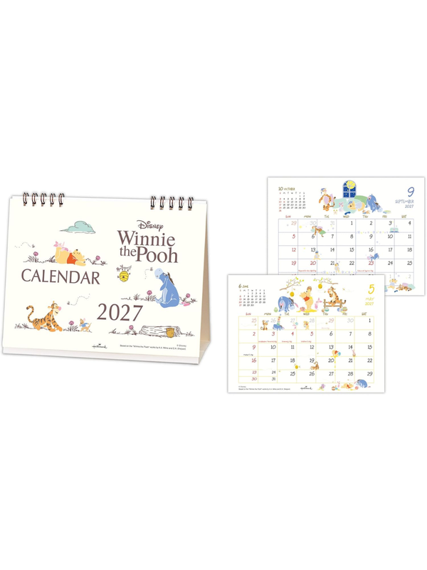 Hallmark Disney Winnie the Pooh 2027 Desk Calendar