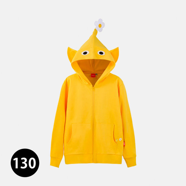 Pikmin Yellow Hoodie Cotton Blend Pullover Casual Sweatshirt Unisex
