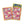 Load image into Gallery viewer, Pokemon Card Game Pikachu Hearts Orange Deck Sleeves 64 Pack
