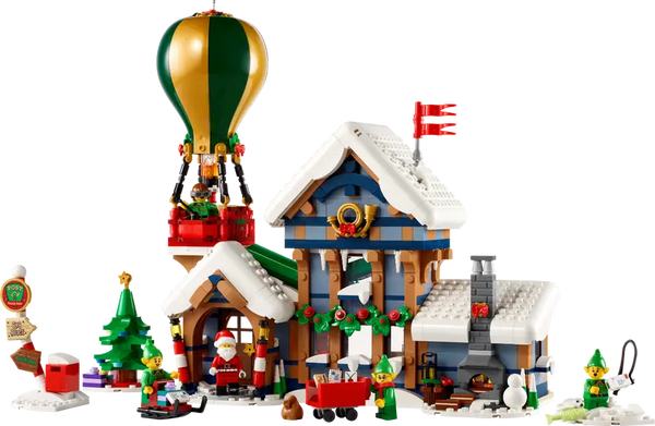 LEGO Icons Christmas Santa’s Post Office Building Set