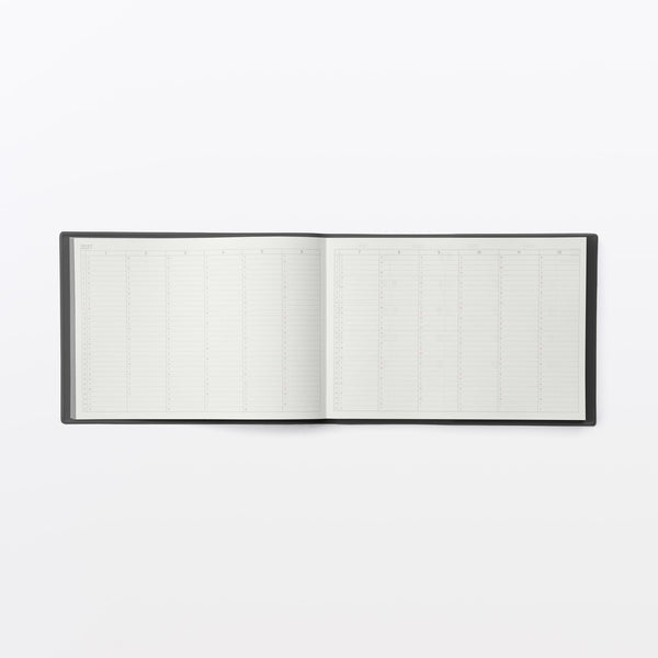 MUJI B5 Half-Size Monthly & Weekly Planner – Horizontal Layout Monday Star  December 2026 Start