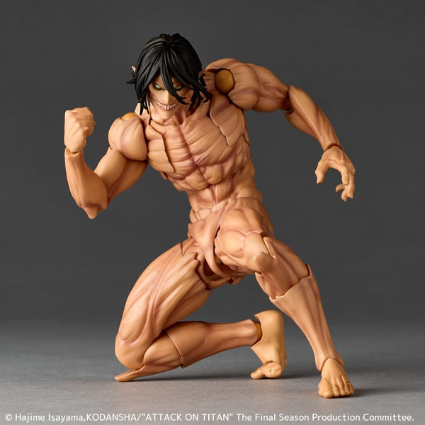 Kaiyodo Revoltech Amazing Yamaguchi Attack on Titan Eren Yeager Action Figure