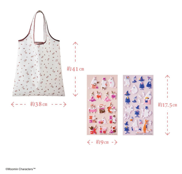 cookpad plus Fall 2026 Issue – Moomin Little My Eco Bag & 3D Sticker Set