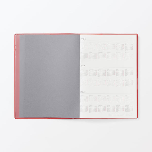 MUJI Monthly & Weekly Planner 2027 – A5 Monday Start  December 2026–January 2028