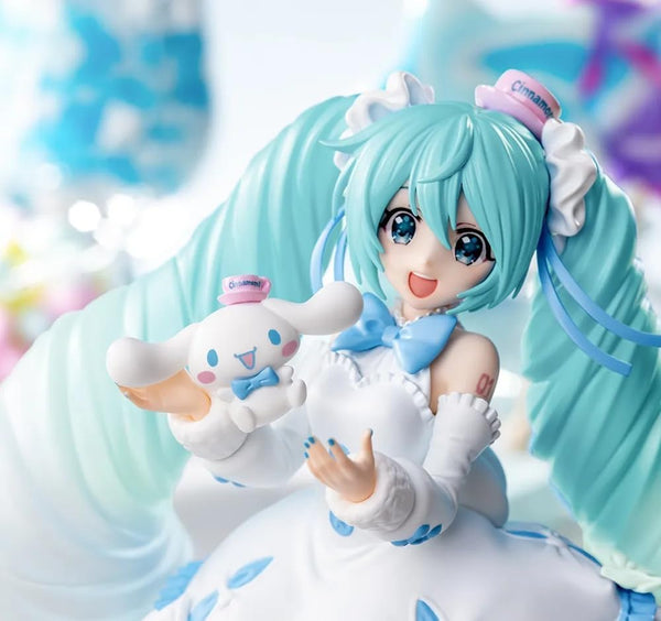 SEGA Luminasta Hatsune Miku x Cinnamoroll White Dress Ver Figure