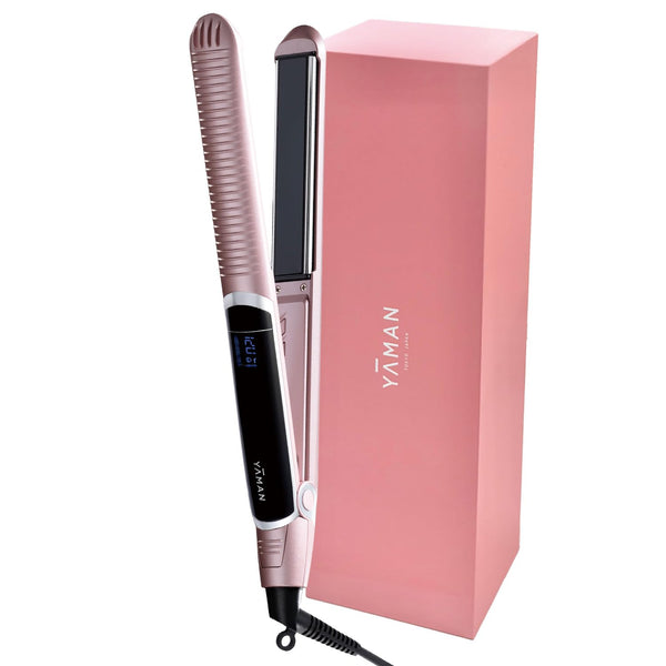 【Pre-Order】YA-MAN Smooth Iron Photo Ion Plus Straightening Hair Iron – Limited Edition Pink (YJHB6PS1AM)