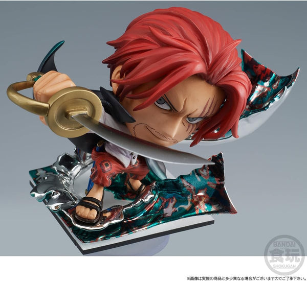 Bandai Niformation One Piece Shanks Deformed Figure with Chewing Gum