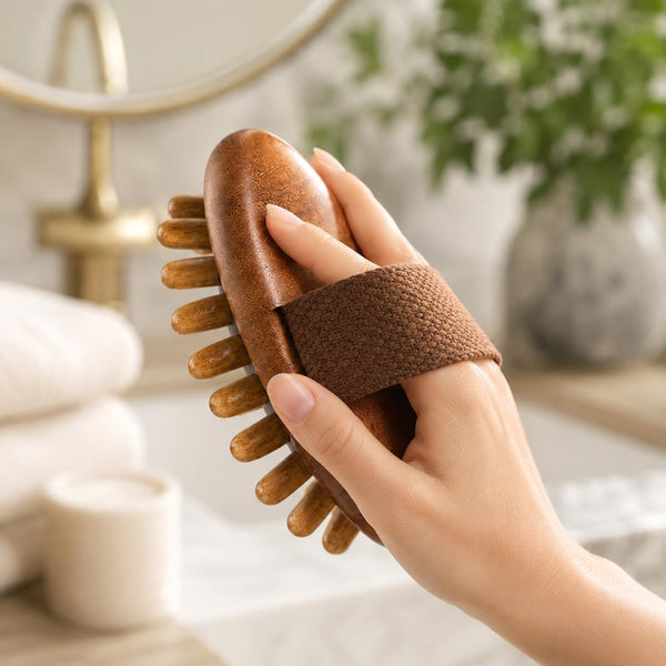TTETNLY Beech Wood Air Cushion Massage Brush