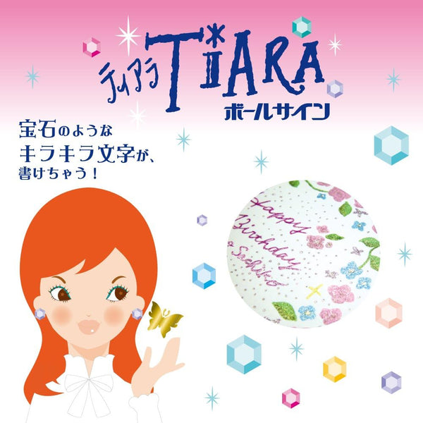 Sakura Crepas Ballsign Tiara Birthstone Color Gel Pen Set 12 Colors PGB12TN